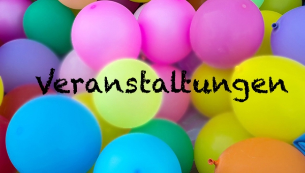 Veranstaltungen, Treffen und Einladung - der Jahresplan